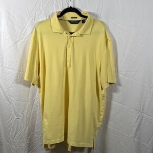 Polo Golf Ralph Lauren Yellow Short Sleeve Stretch Lisle Shirt Mens Reg. $89 NWT